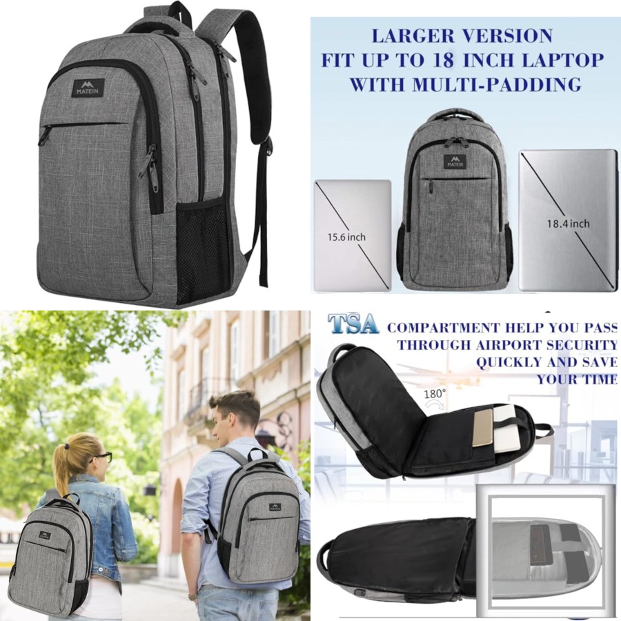 Travel Backpack Anti Theft - Extra Large.4 Laptop Backpack, Travel Computer