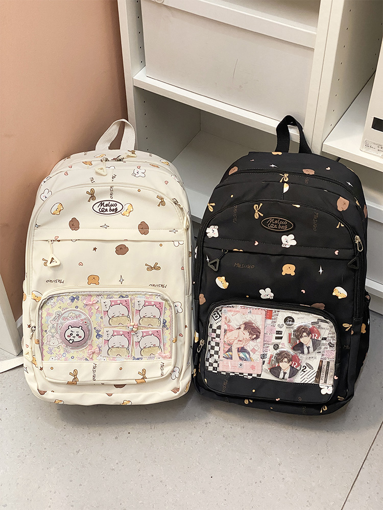 Canvas Backpack Casual - Original Daily Backpacks Transparent Shoulders Bags