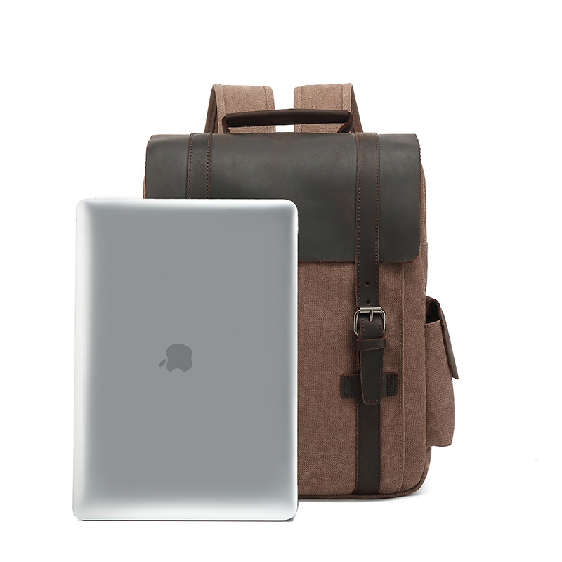 New Fashion Backpack Leather C - Rucksack Military Style avaliação e preço