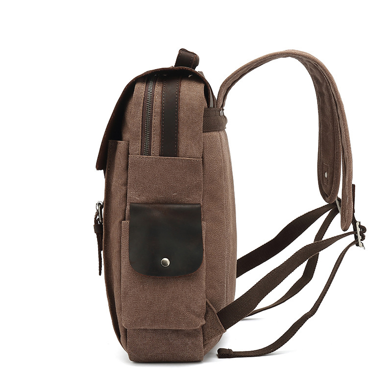 New Fashion Backpack Leather C - Rucksack Military Style avaliação e preço