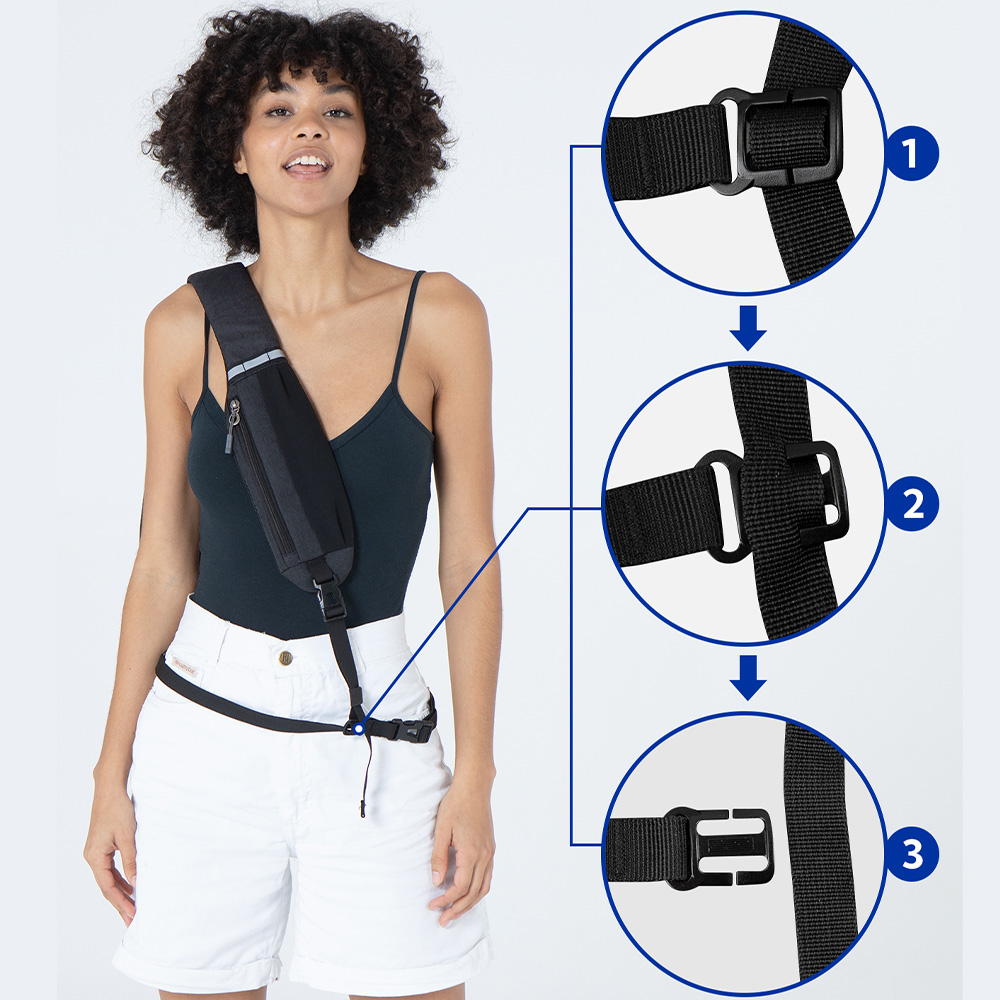 WATERFLY Crossbody Sling Bag C - Sling Backpack Shoulder avaliação e preço