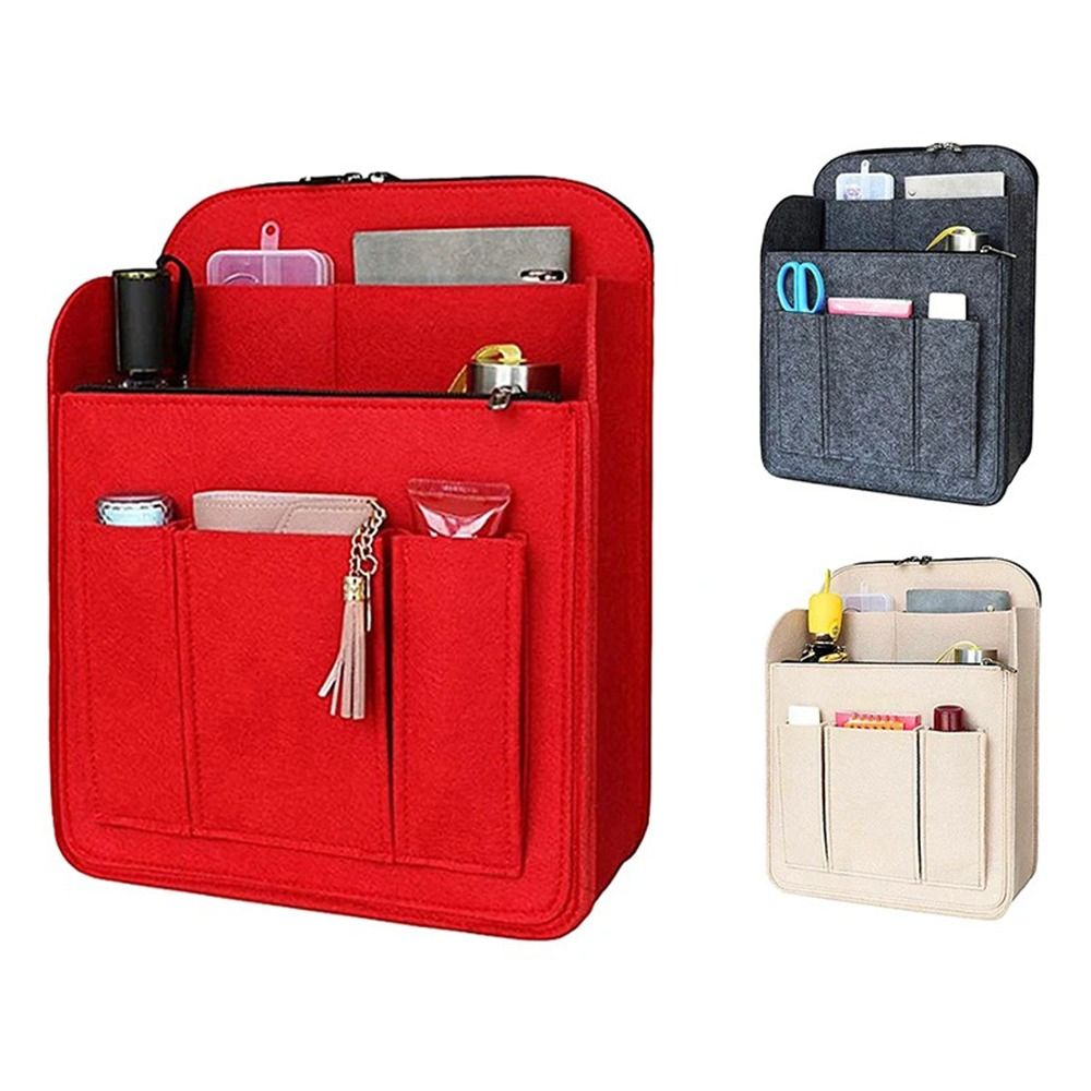 Multi-Pocket Insert Bag Organi - Backpack Insert Organizer avaliação e preço
