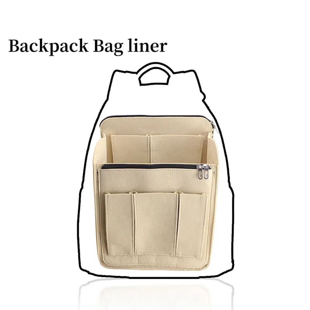Multi-Pocket Insert Bag Organi - Backpack Insert Organizer avaliação e preço