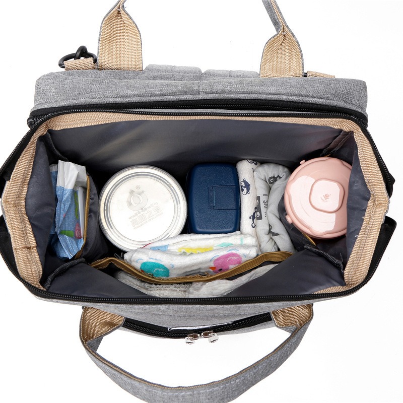 Fashionable Folding Baby Crib  - Backpack Diaper Bag avaliação e preço