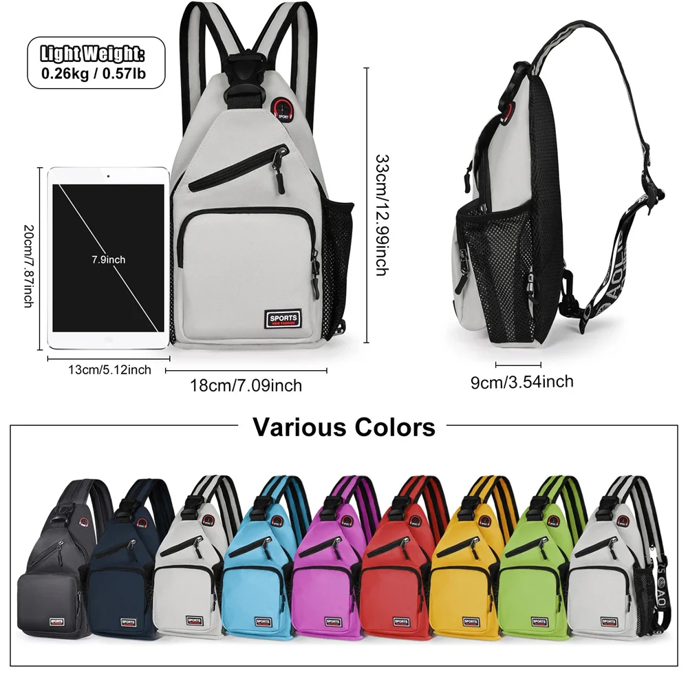 Multi-pocket Casual Chest Bag  - Fashion Backpack Women avaliação e preço