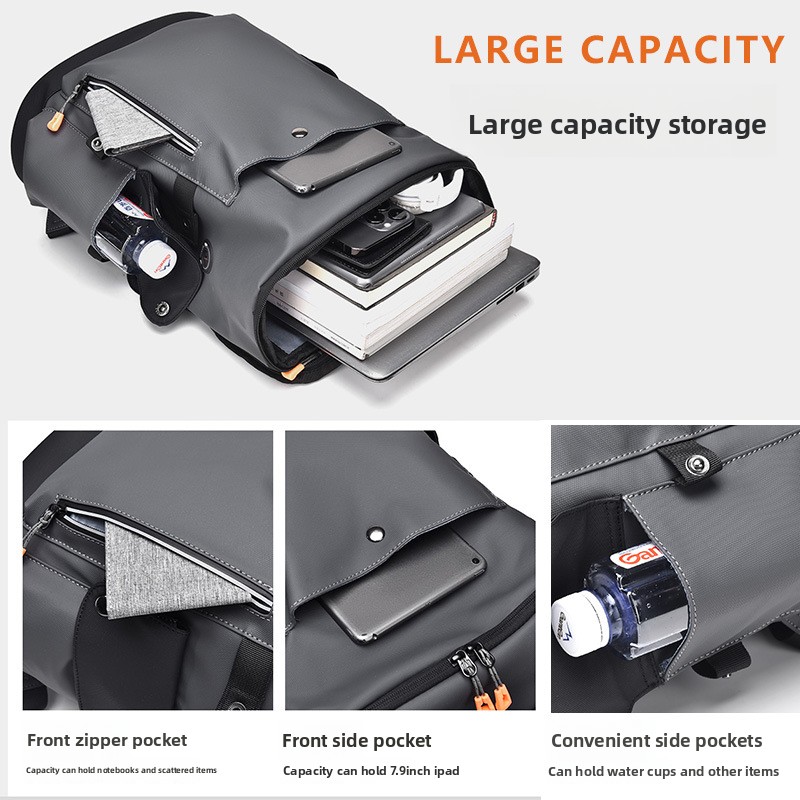 Men's Large Capacity Laptop Ba - Business Backpack Brief avaliação e preço