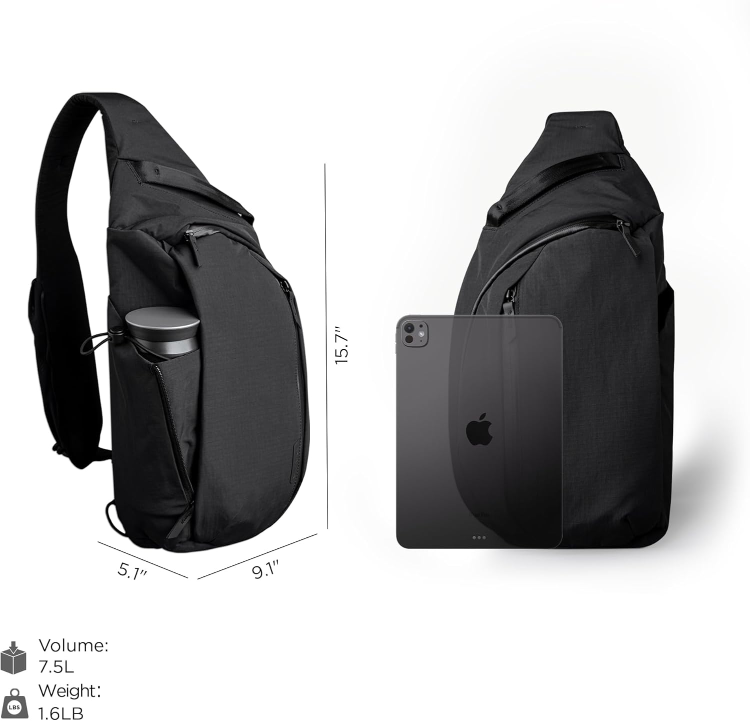 Metro Crossbody Left Shoulder  - Sling Backpack Shoulder avaliação e preço