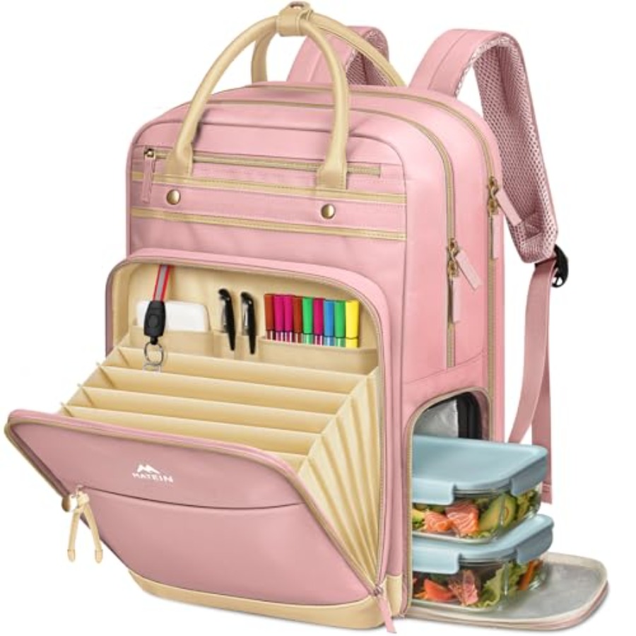 Lunch Backpack for Women, Teac - Laptop Backpack 15.6 avaliação e preço