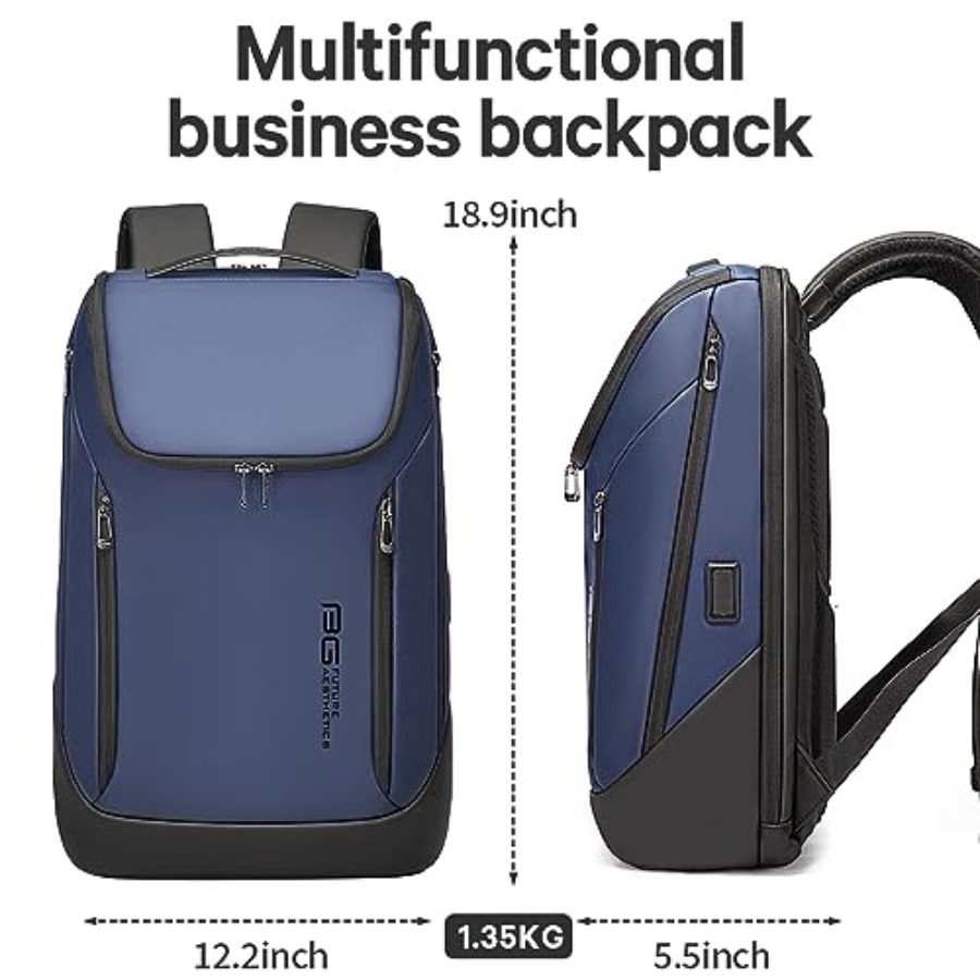 Business Smart Backpack Waterp - Laptop Backpack 15.6 avaliação e preço