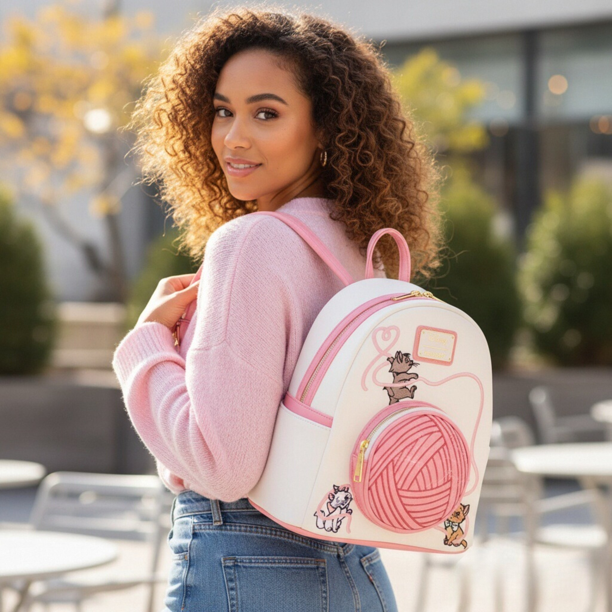 The Aristocats Marie Floral Al - Fashion Backpack Women avaliação e preço