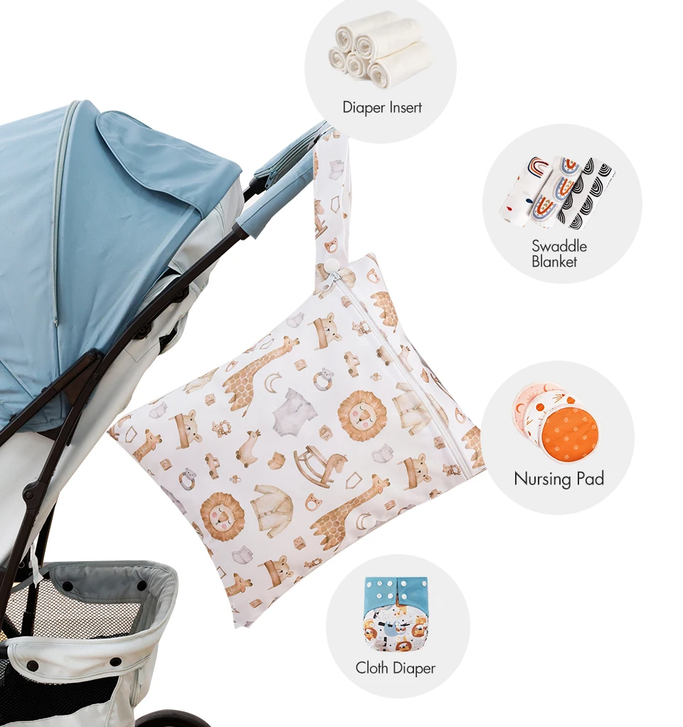 3PCS Travel Wash Cosmetic Bag  - Backpack Diaper Bag avaliação e preço