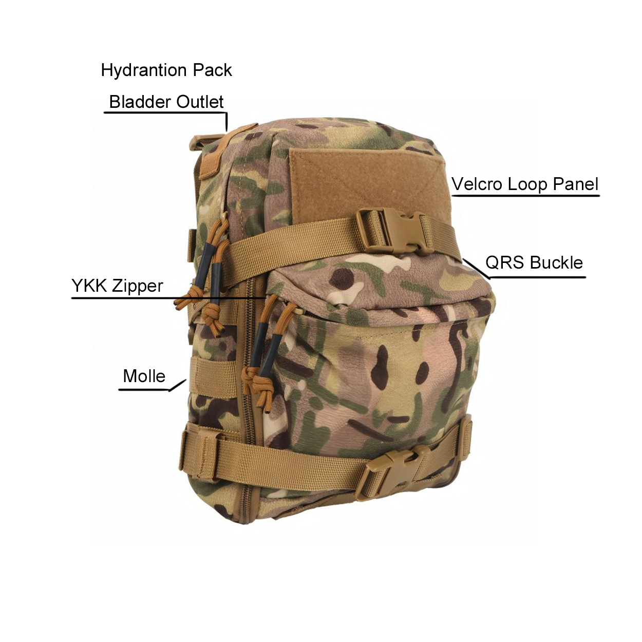 Mini Hydration Bag Outdoor Tac - Hydration Pack Outdoor avaliação e preço