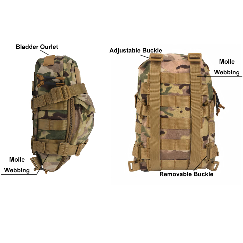 Mini Hydration Bag Outdoor Tac - Hydration Pack Outdoor avaliação e preço