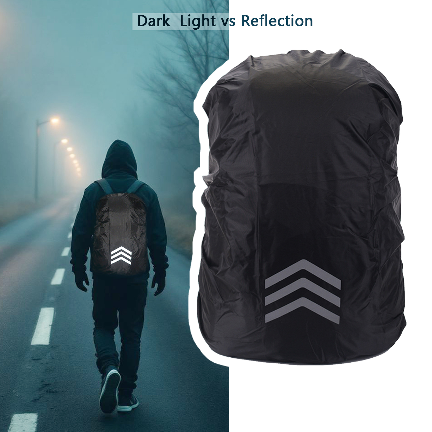 10-55L Waterproof Backpack Cas - Rain Cover Backpack avaliação e preço