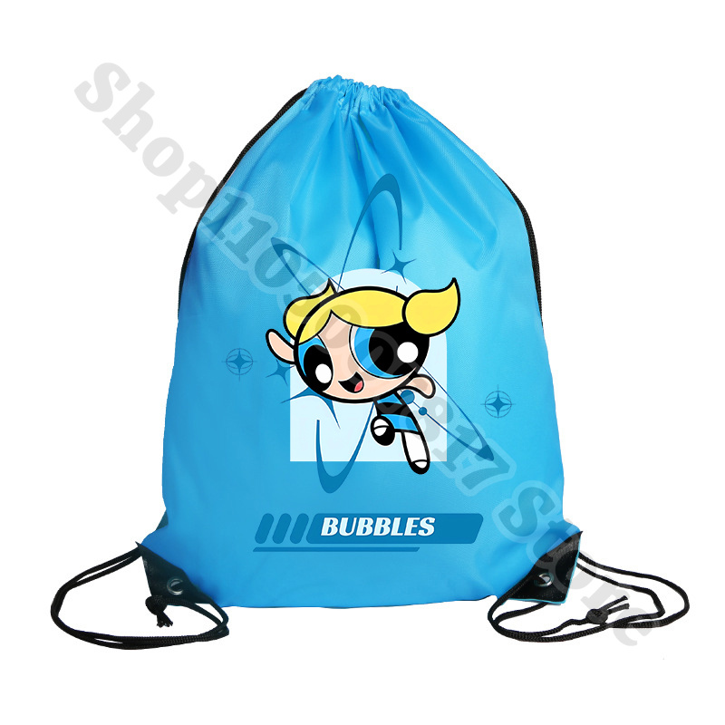 Kawaii The Powerpuffs Girls Ca - Drawstring Gym Bag avaliação e preço