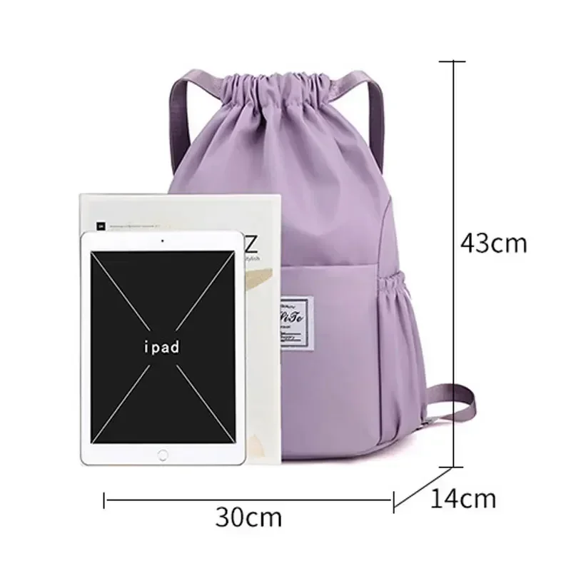 Sports Gym Drawstring Bag Wate - Drawstring Gym Bag avaliação e preço