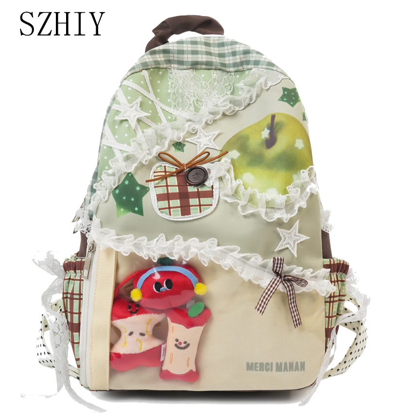 Colorful Backpack for College  - Canvas Backpack Casual avaliação e preço