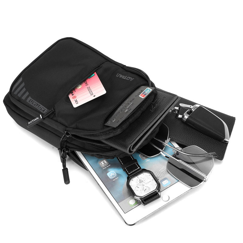 Sling Bags for Men Large Capac - Sling Backpack Shoulder avaliação e preço