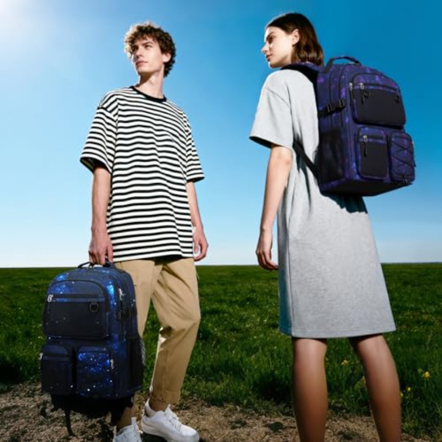 Multi-Pocket Backpack for Trav - Laptop Backpack 15.6 avaliação e preço