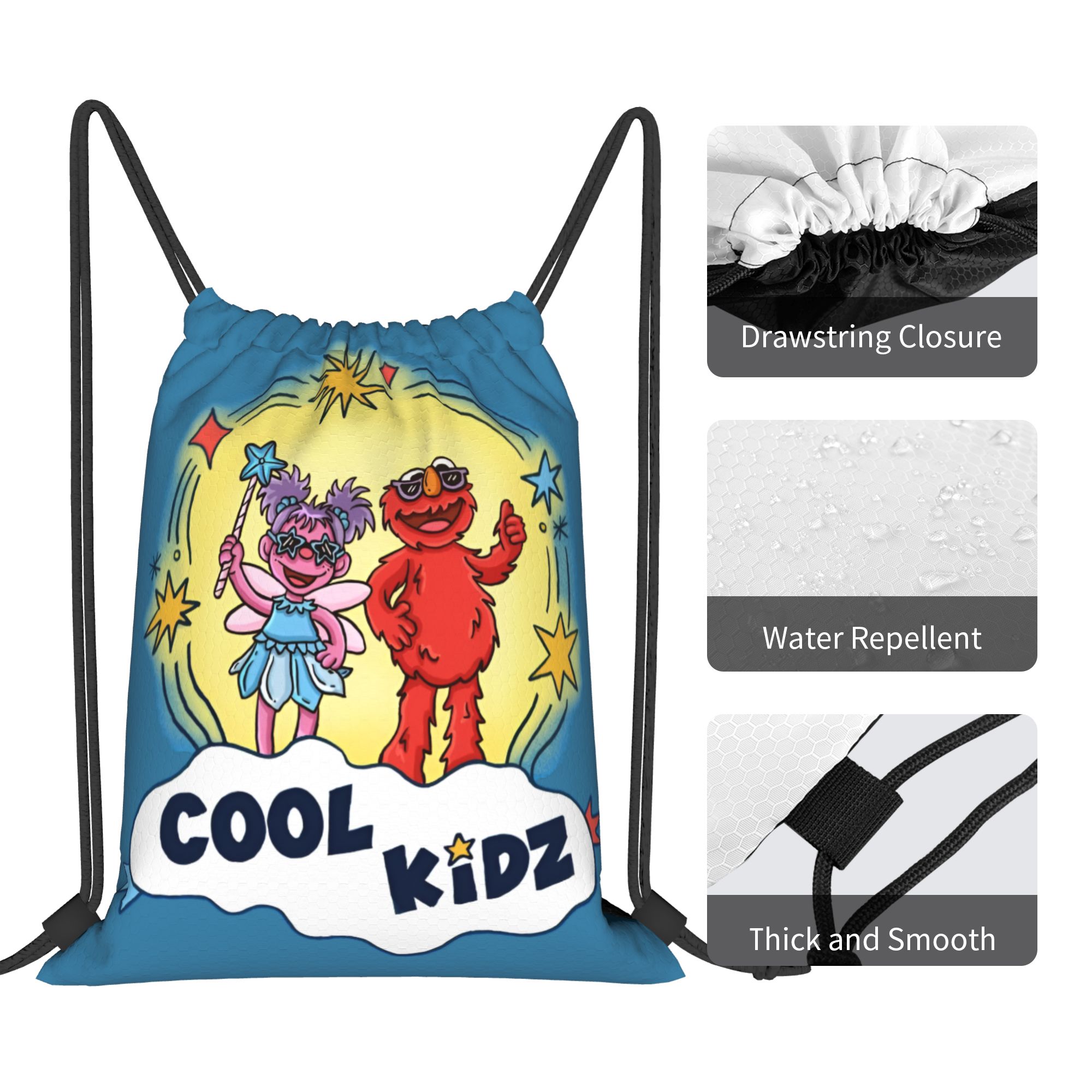 Custom Cookie Monster Drawstri - Drawstring Gym Bag avaliação e preço