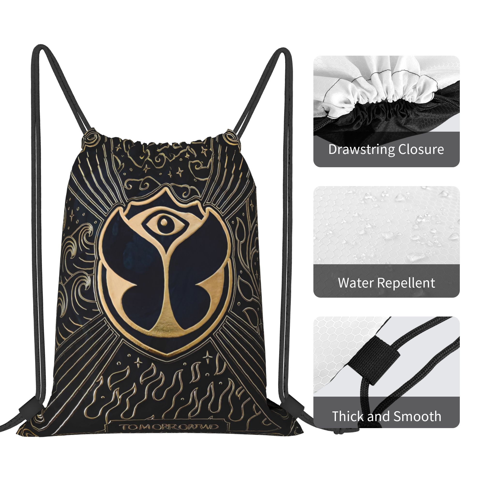 Tomorrowlands  Drawstring Back - Drawstring Gym Bag avaliação e preço