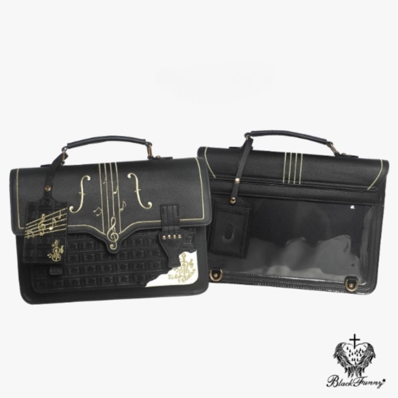 Retro Harajuku Embroidered Mus - Leather Backpack Vintage avaliação e preço
