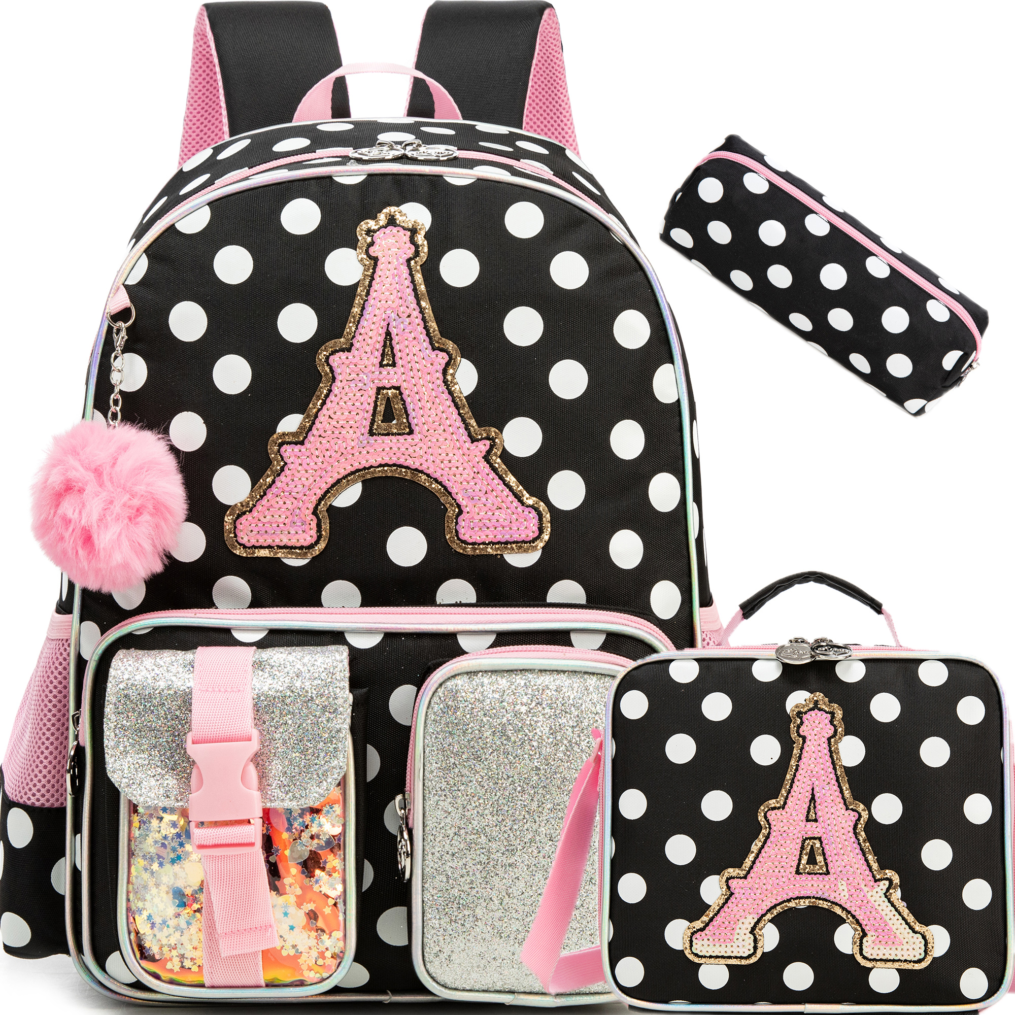 Backpack for Girls Letter Back - School Backpack Teen avaliação e preço