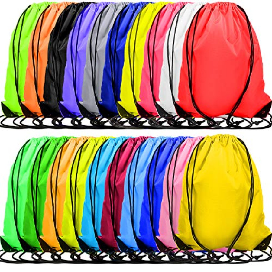 60 Pieces Drawstring Backpack  - Drawstring Gym Bag avaliação e preço