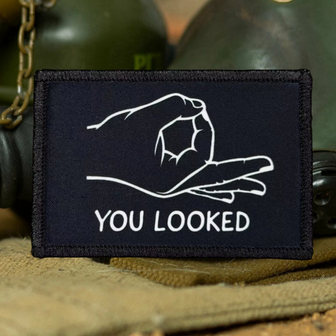 You Looked Morale Badge Patche - Urban Backpack Tactical avaliação e preço