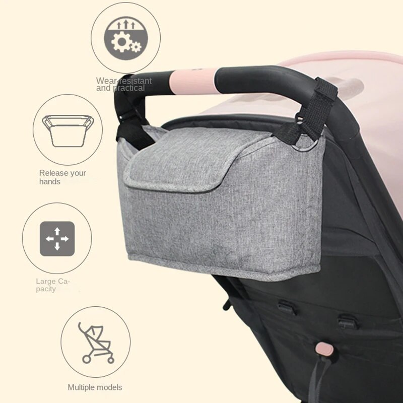 Baby Stroller Hanging Bags Mom - Backpack Diaper Bag avaliação e preço