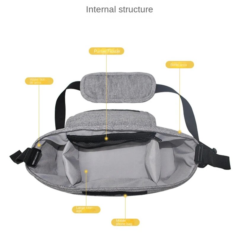 Baby Stroller Hanging Bags Mom - Backpack Diaper Bag avaliação e preço