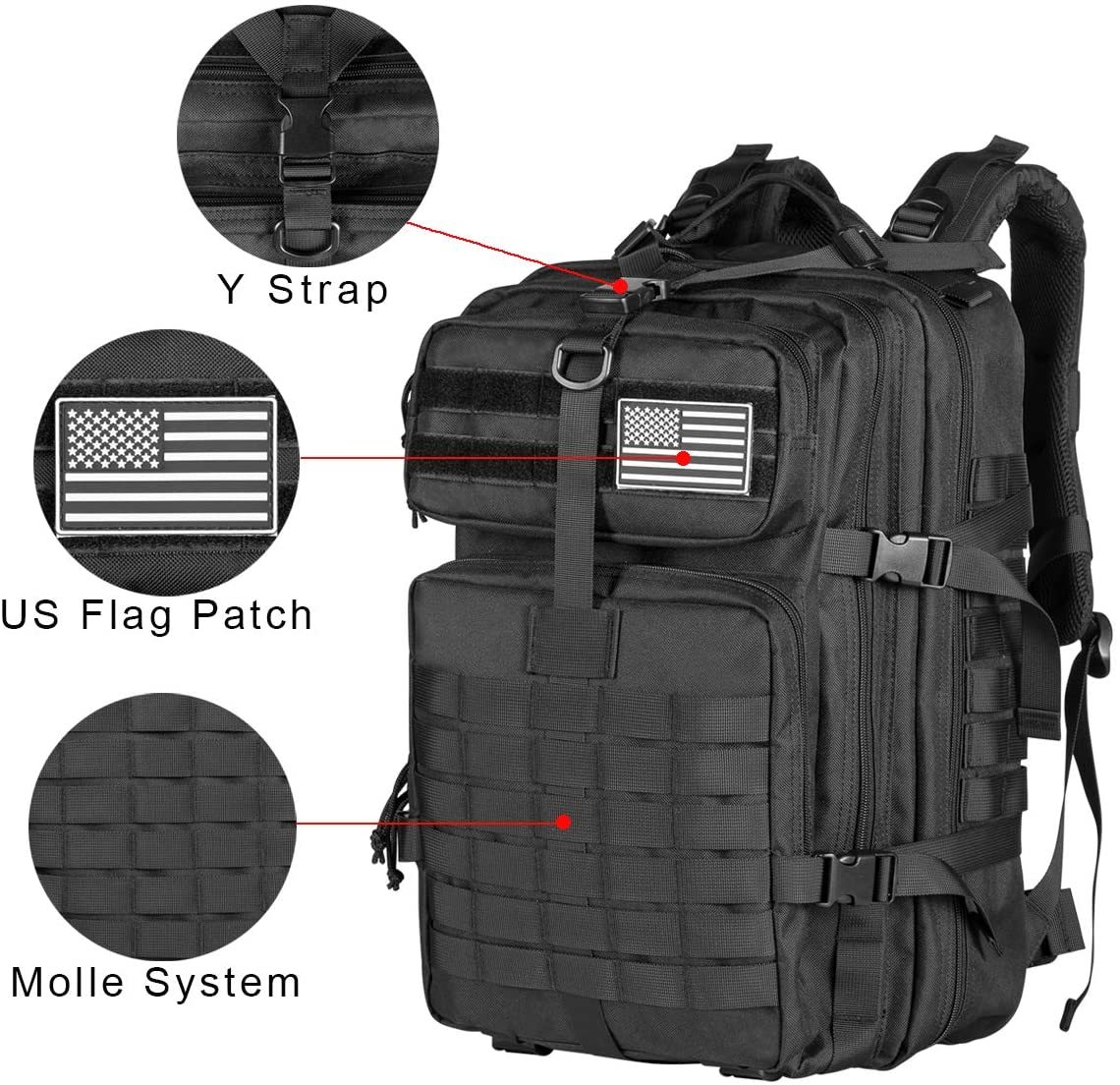 AA 60L Army Military Tactical  - Urban Backpack Tactical avaliação e preço