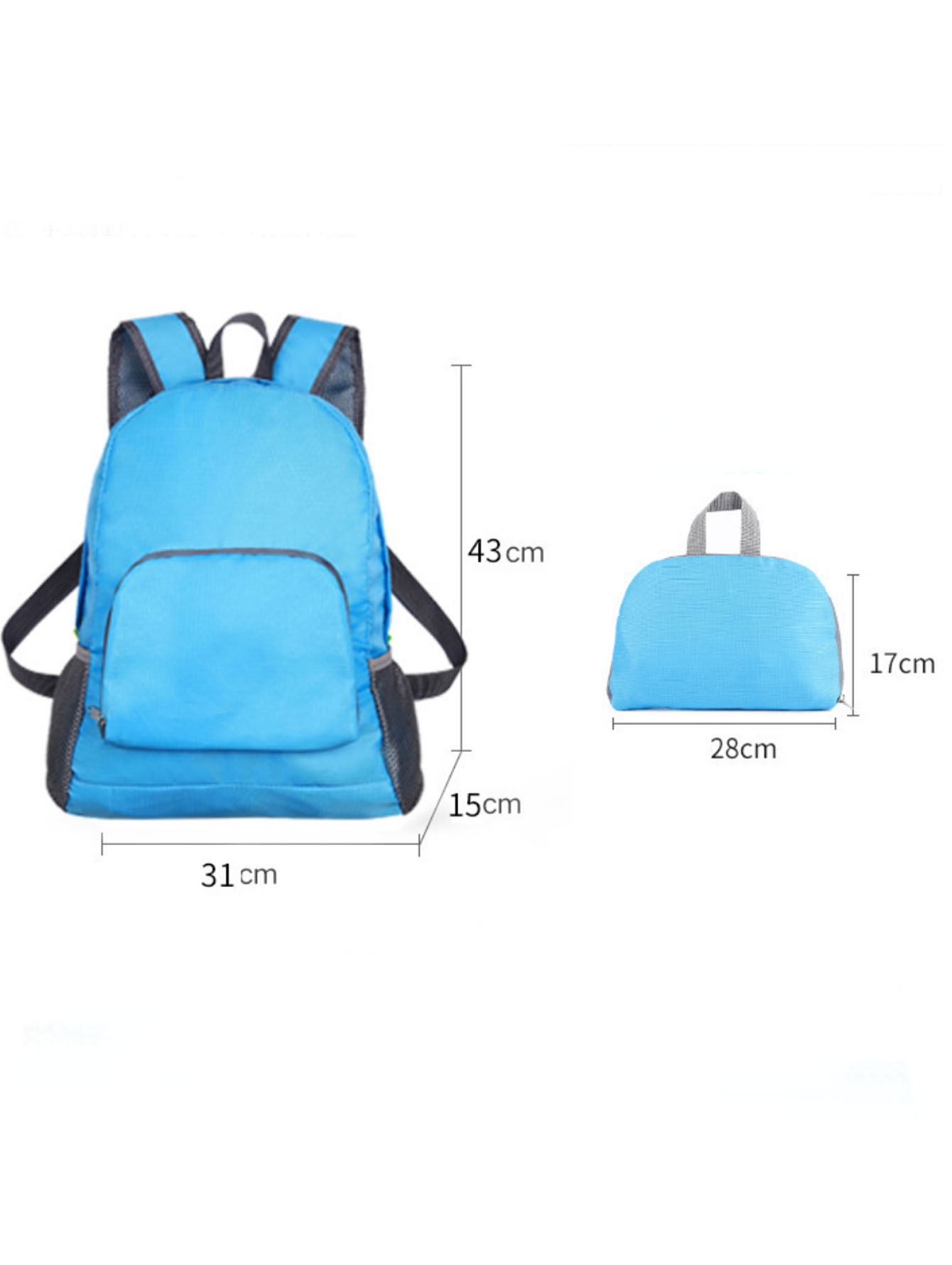 Foldable travel bag, lightweig - Foldable Backpack Small avaliação e preço