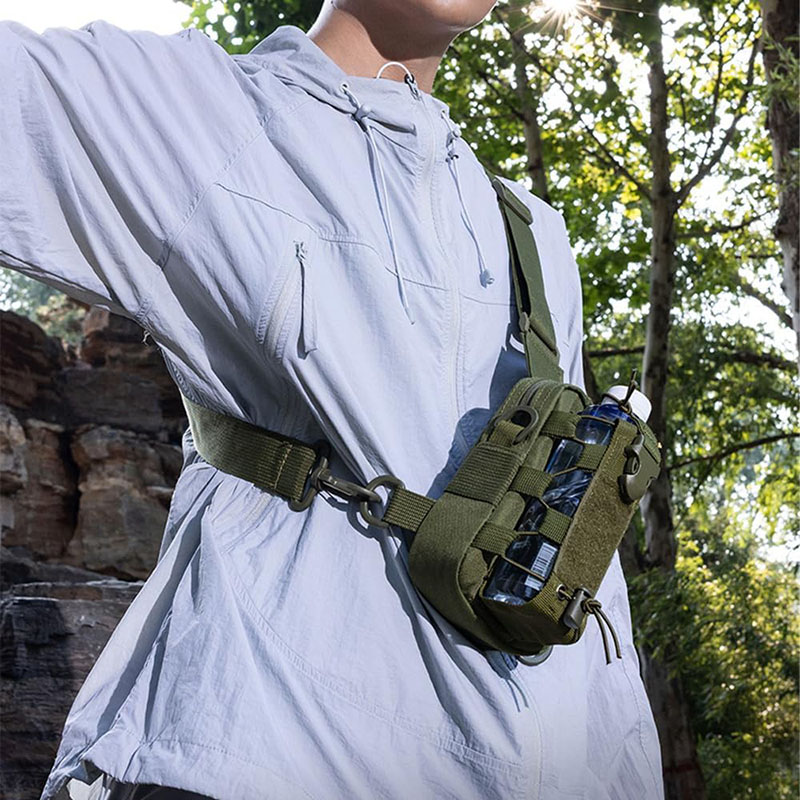 Outdoor Water Bottle Waist Bag - Hydration Pack Outdoor avaliação e preço