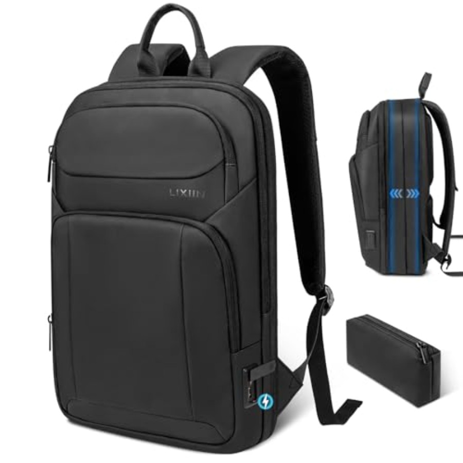 Backpack for Men Slim and Expa - Travel Backpack Anti Theft avaliação e preço