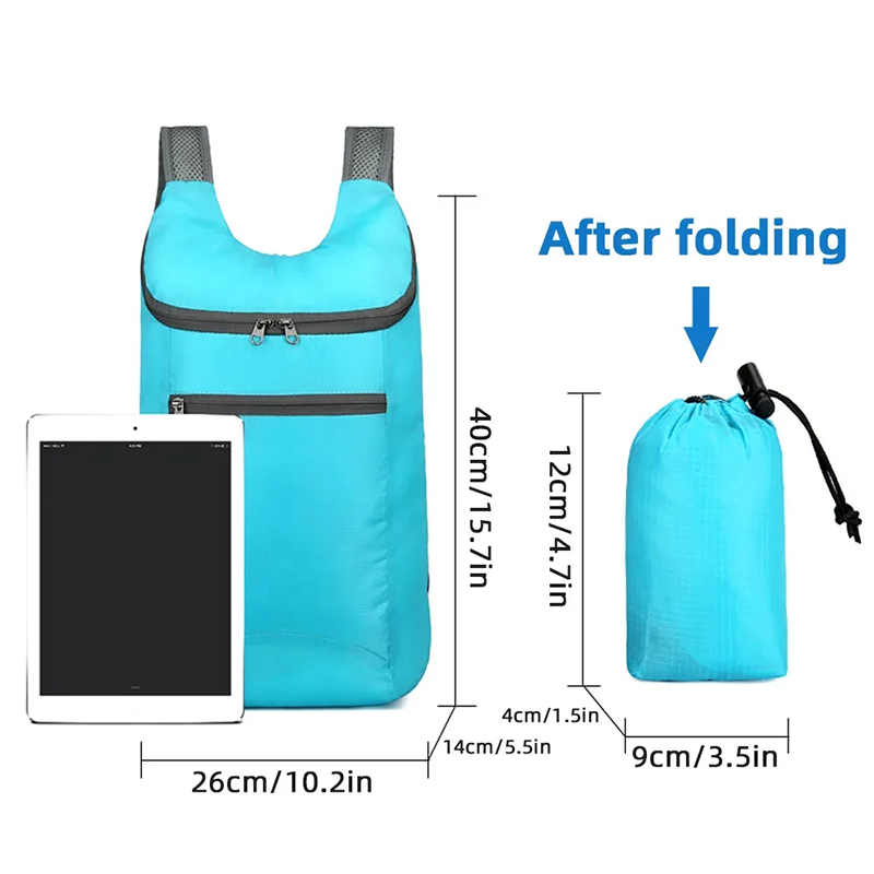 Men's and Women's Outdoor Spor - Foldable Backpack Small avaliação e preço