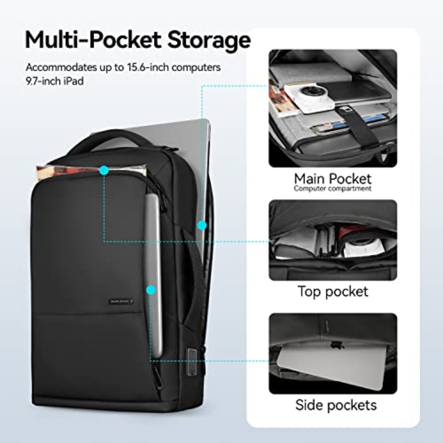 Slim Laptop Backpack for Men,  - Laptop Backpack 15.6 avaliação e preço