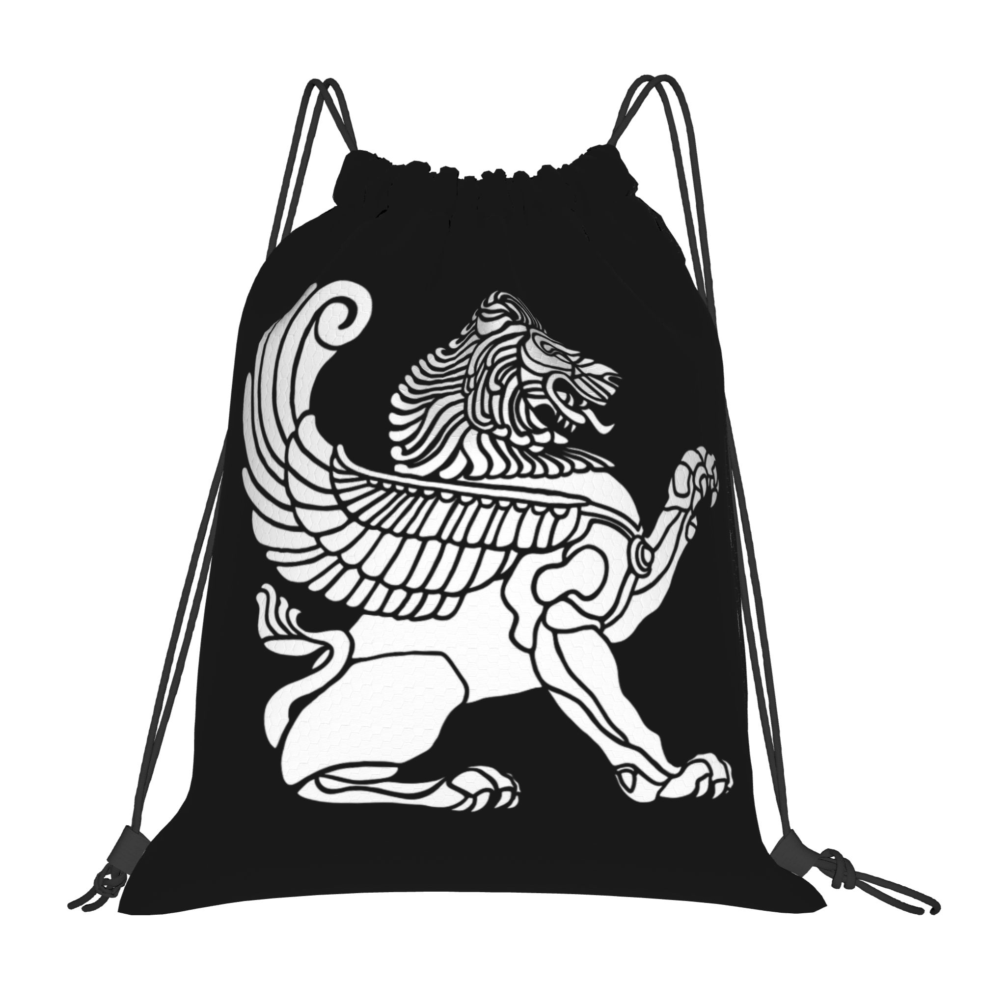 Persian Lion Iranian Iran Pers - Drawstring Gym Bag avaliação e preço