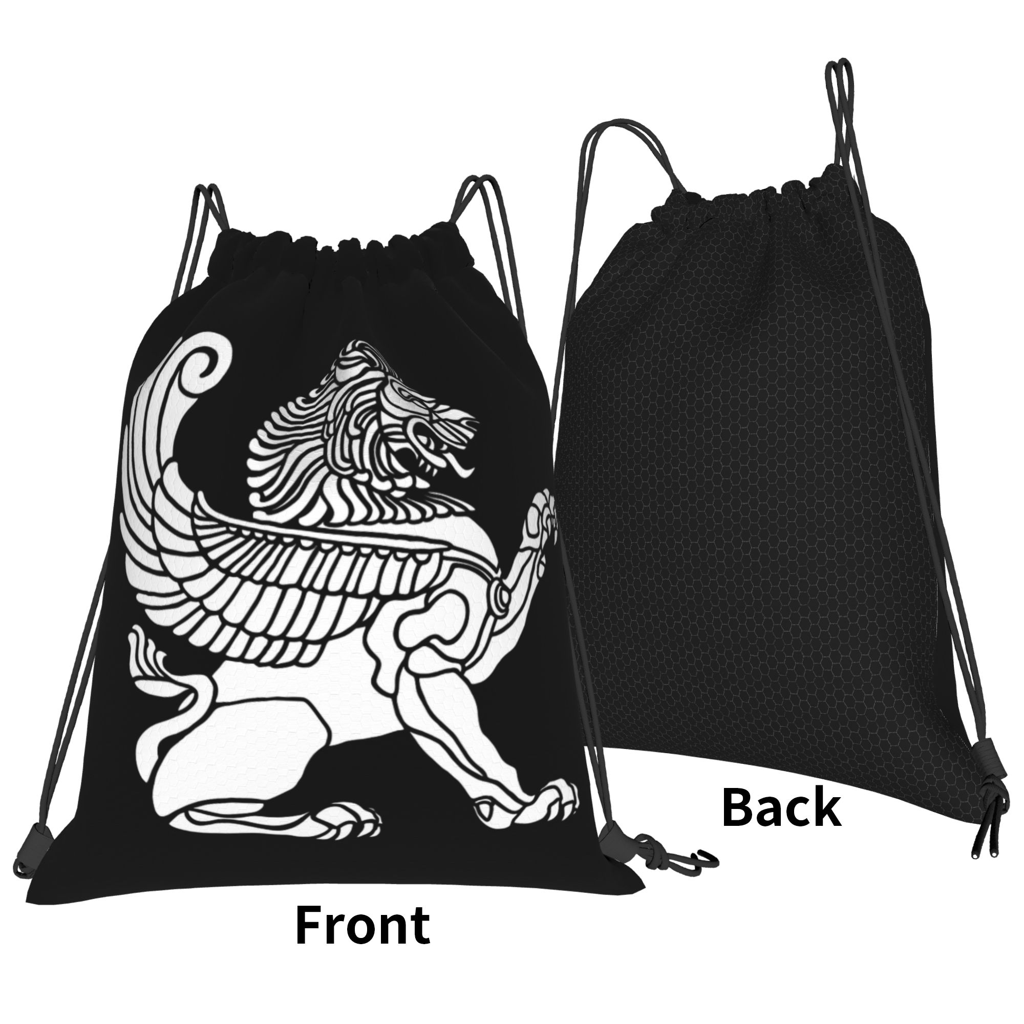 Persian Lion Iranian Iran Pers - Drawstring Gym Bag avaliação e preço