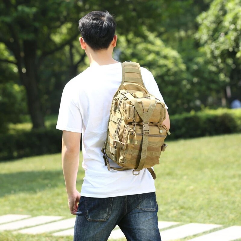 Camouflage Tactical Crossbody  - Hiking Backpack Waterproof avaliação e preço