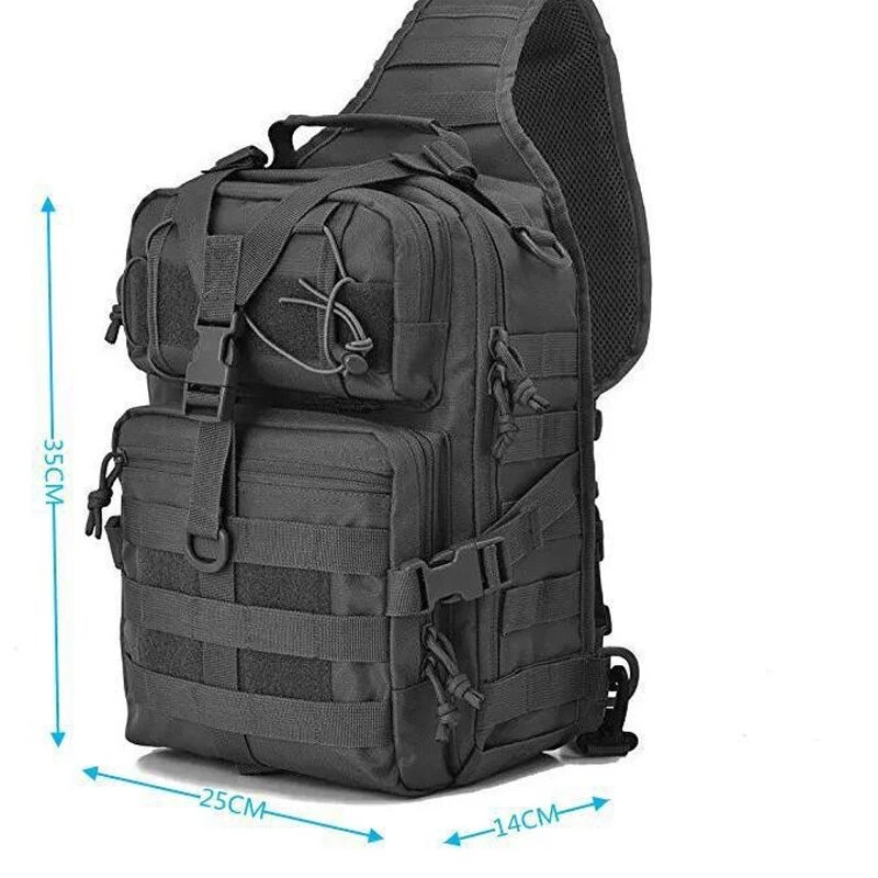 Camouflage Tactical Crossbody  - Hiking Backpack Waterproof avaliação e preço