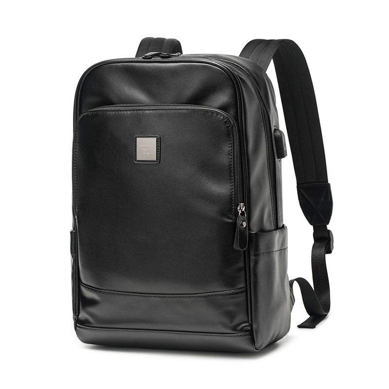 Man's PU Leather Backpack Exec - Leather Backpack Vintage avaliação e preço
