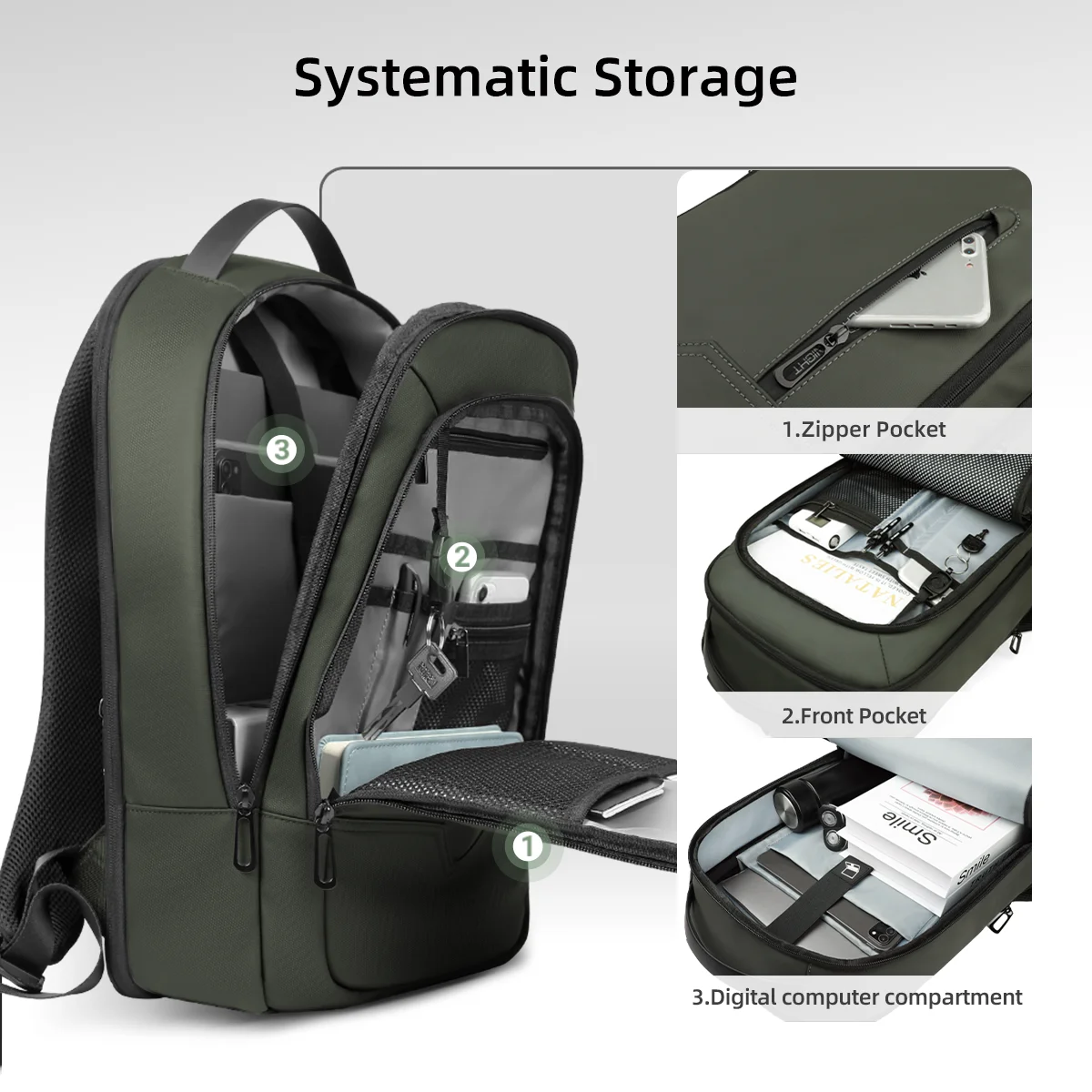 HK Expandable Business Backpac - Laptop Backpack 15.6 avaliação e preço