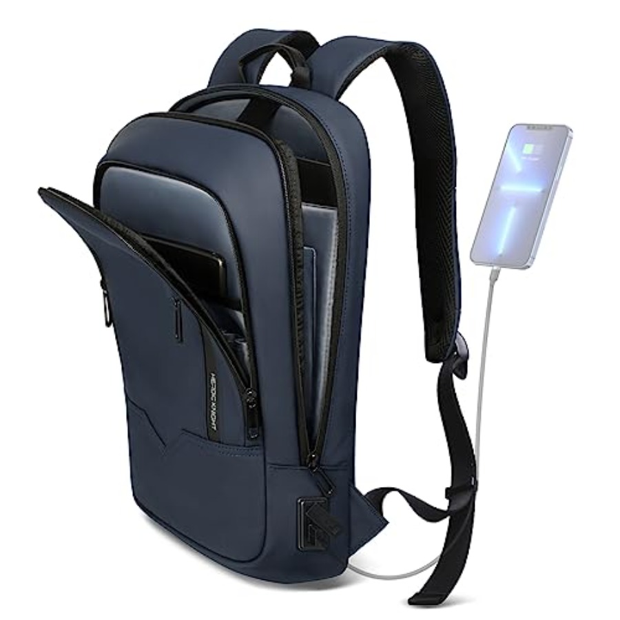 Backpack for Men Business Slim - Travel Backpack Anti Theft avaliação e preço