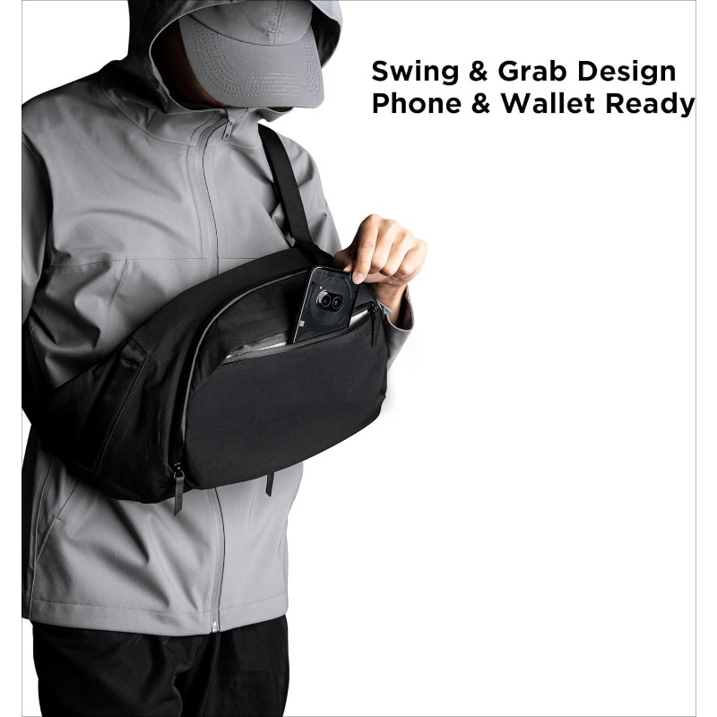 Right Shoulder Chest bag  7.5L - Sling Backpack Shoulder avaliação e preço