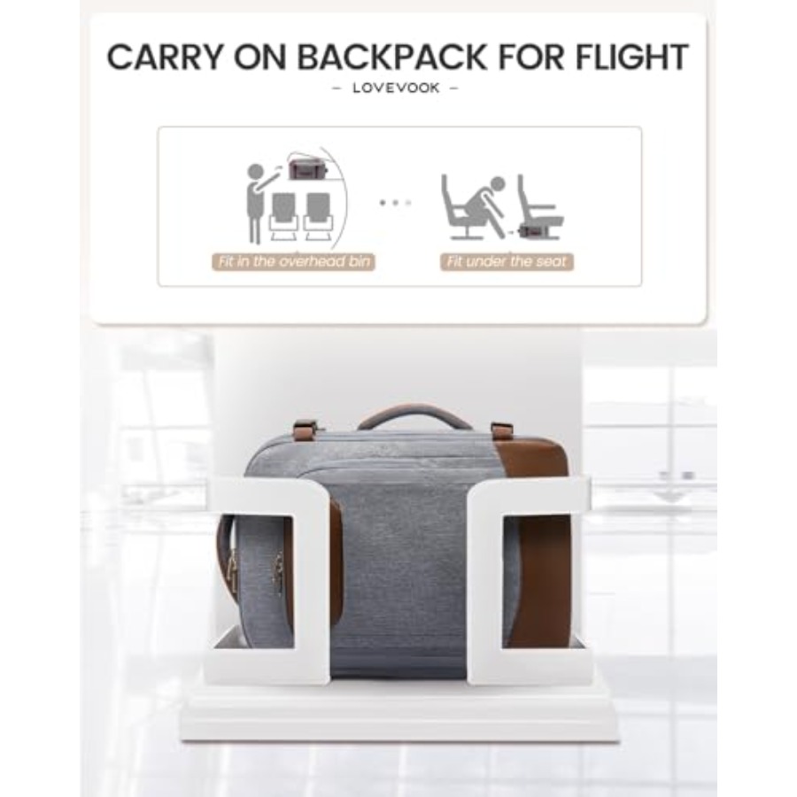 40L Travel Backpack for Women  - Laptop Backpack 15.6 avaliação e preço