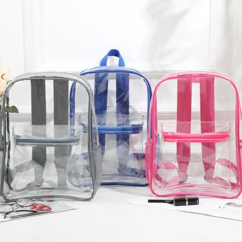 Transparent PVC Backpack Outdo - Fashion Backpack Women avaliação e preço