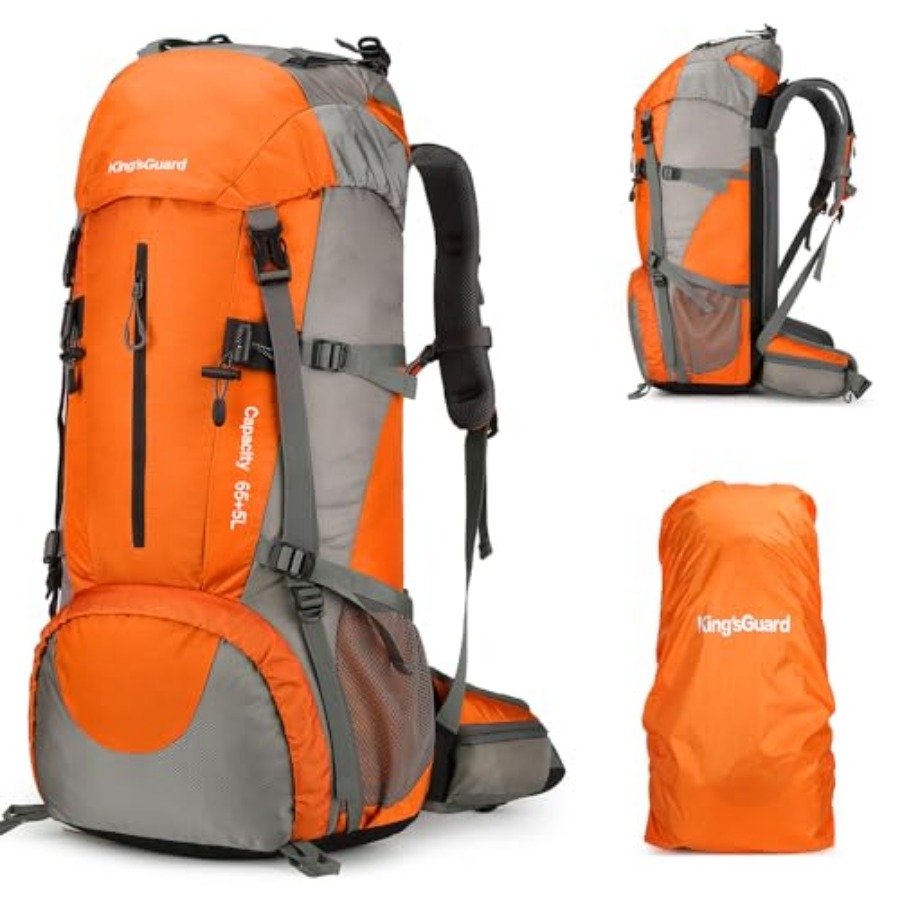 70L Hiking Backpack with Rain  - Hiking Backpack Waterproof avaliação e preço
