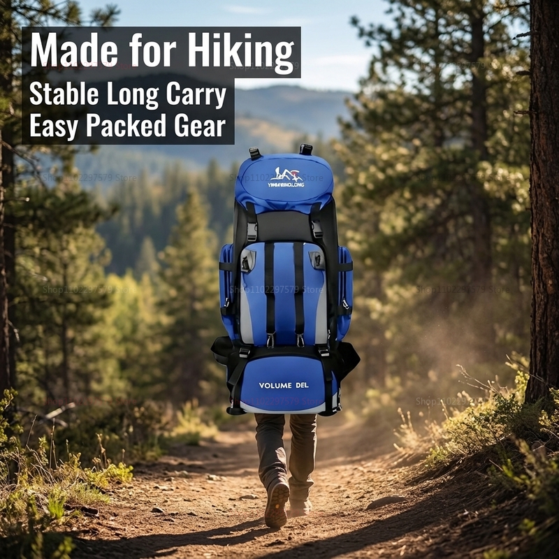 90-liter waterproof hiking bac - Urban Backpack Tactical avaliação e preço