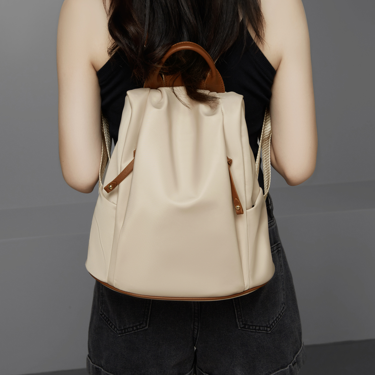 SAFIYA Lady's Backpack Soft Fa - Canvas Backpack Casual avaliação e preço